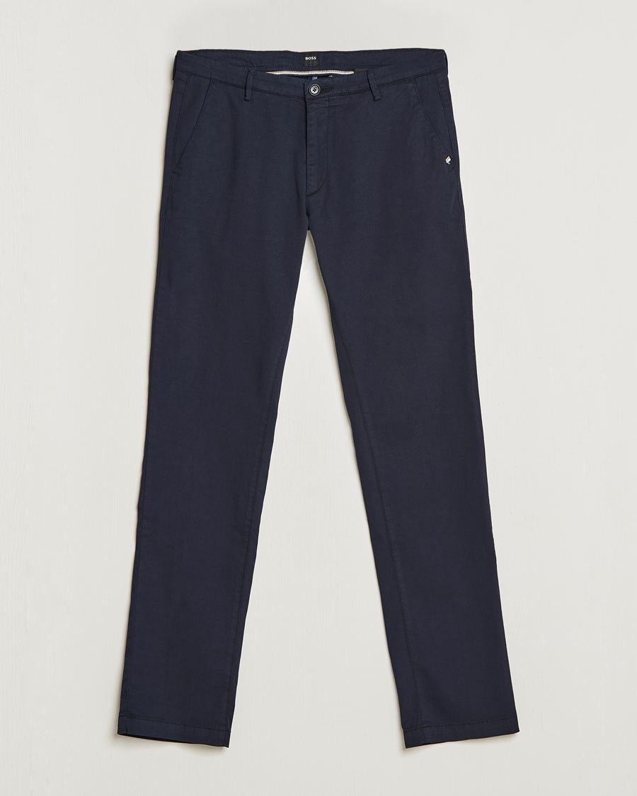 Herre | Bukser | BOSS BLACK | Rice 3D Chinos Dark Blue