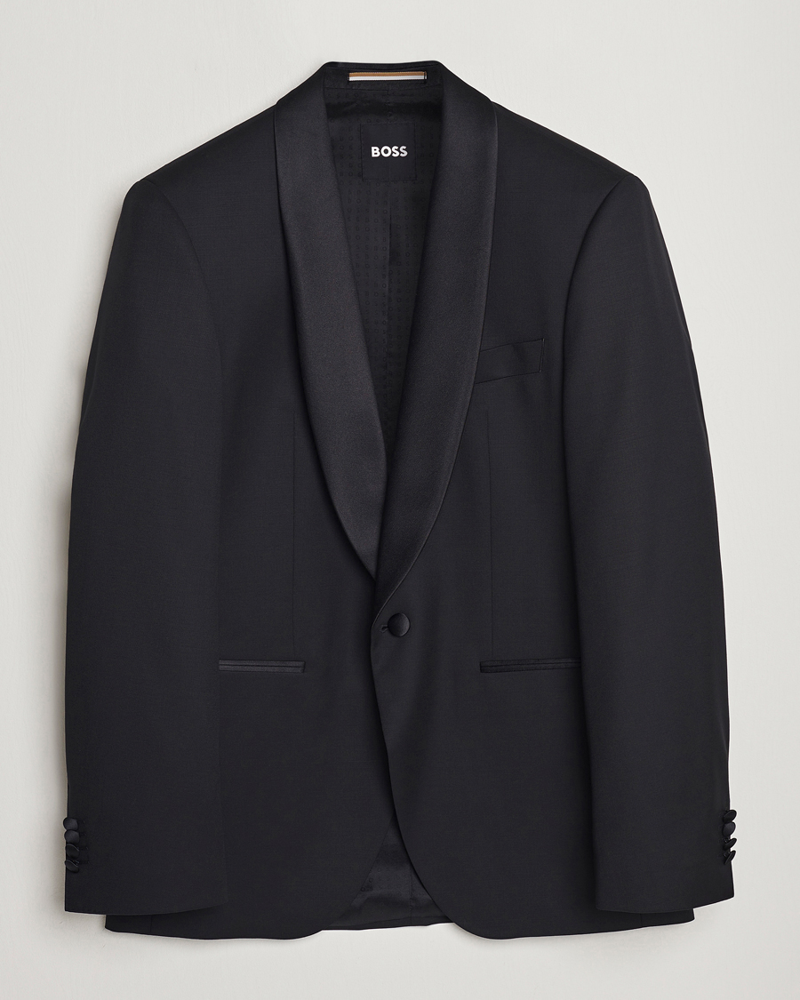Herre | Dressjakker | BOSS | Jeckson Shawl Tuxedo Blazer Black