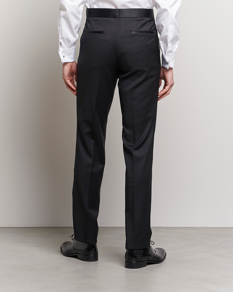 Herre | Bukser | BOSS BLACK | Lenon Tuxedo Trousers Black