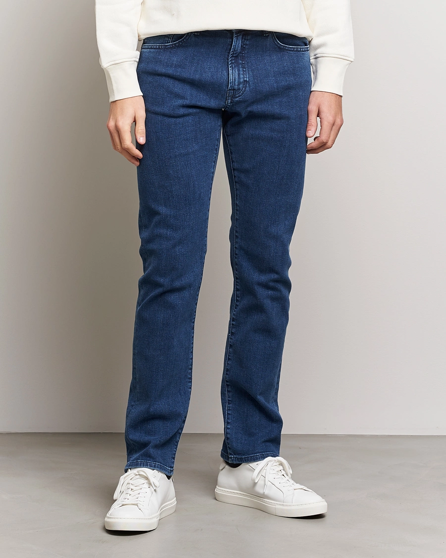 Herre | Jeans | BOSS ORANGE | Maine Regular Fit Super Stretch Jeans Lagoon Blue