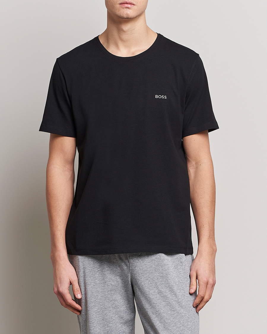 Herre |  | BOSS BLACK | Loungewear Small Logo Tee Black