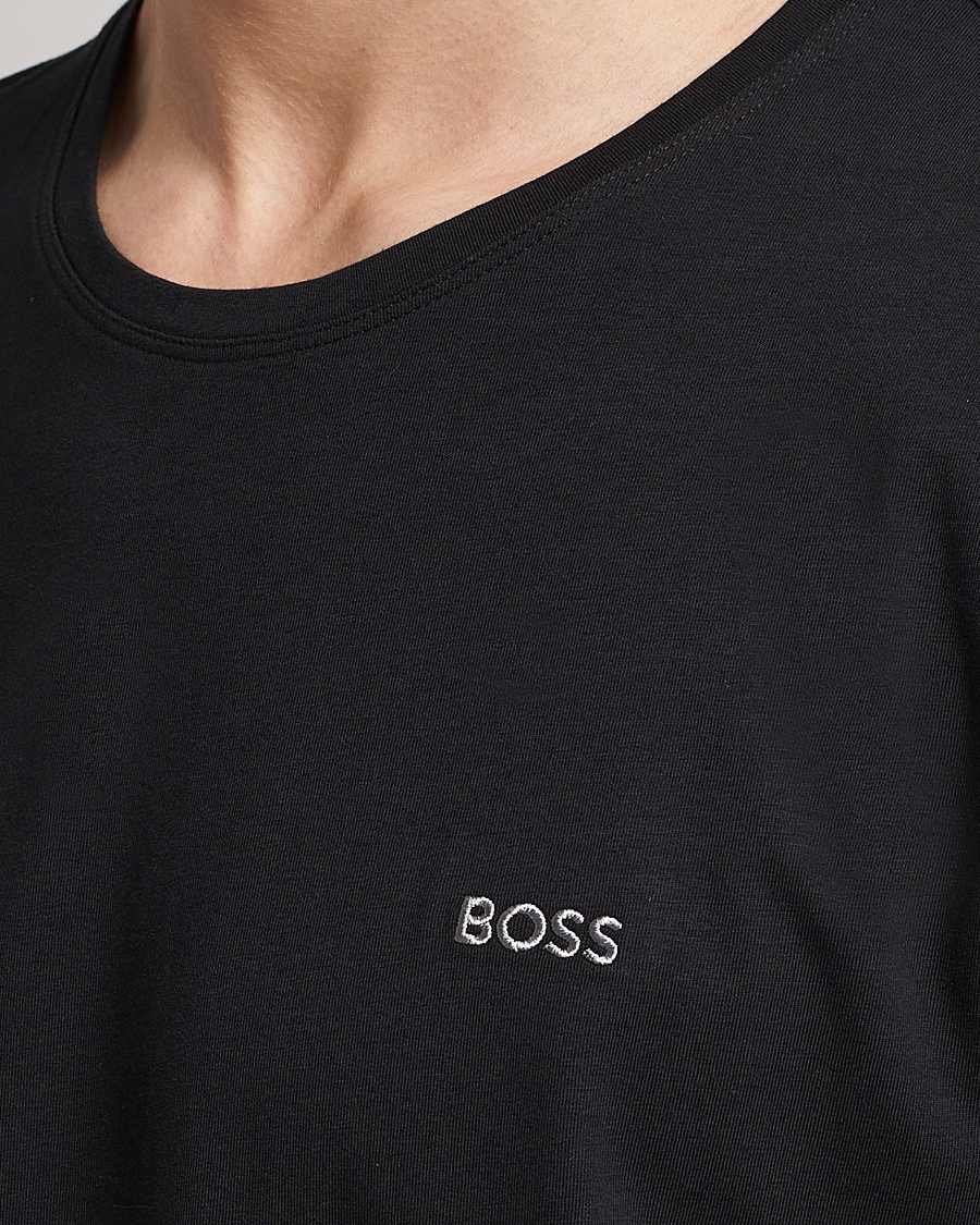 Herre | T-Shirts | BOSS BLACK | Loungewear Small Logo Tee Black
