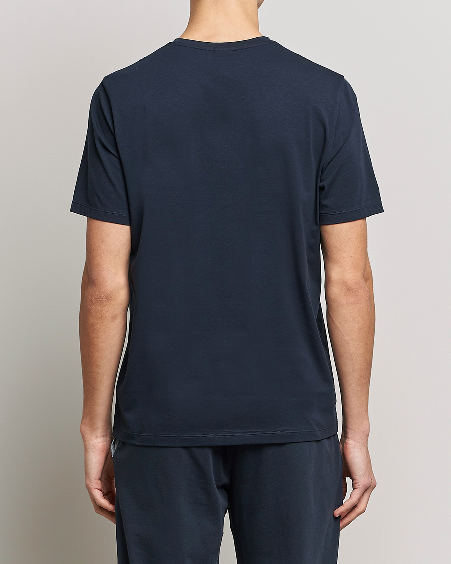 Herre | T-Shirts | BOSS BLACK | Loungewear Small Logo Tee Navy