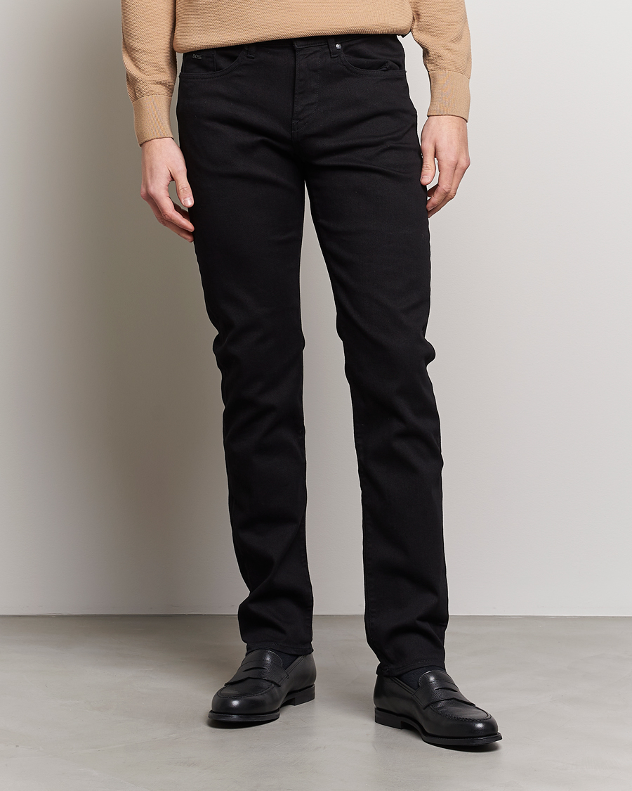 Herr | Svarta jeans | BOSS BLACK | Delaware Jeans Black