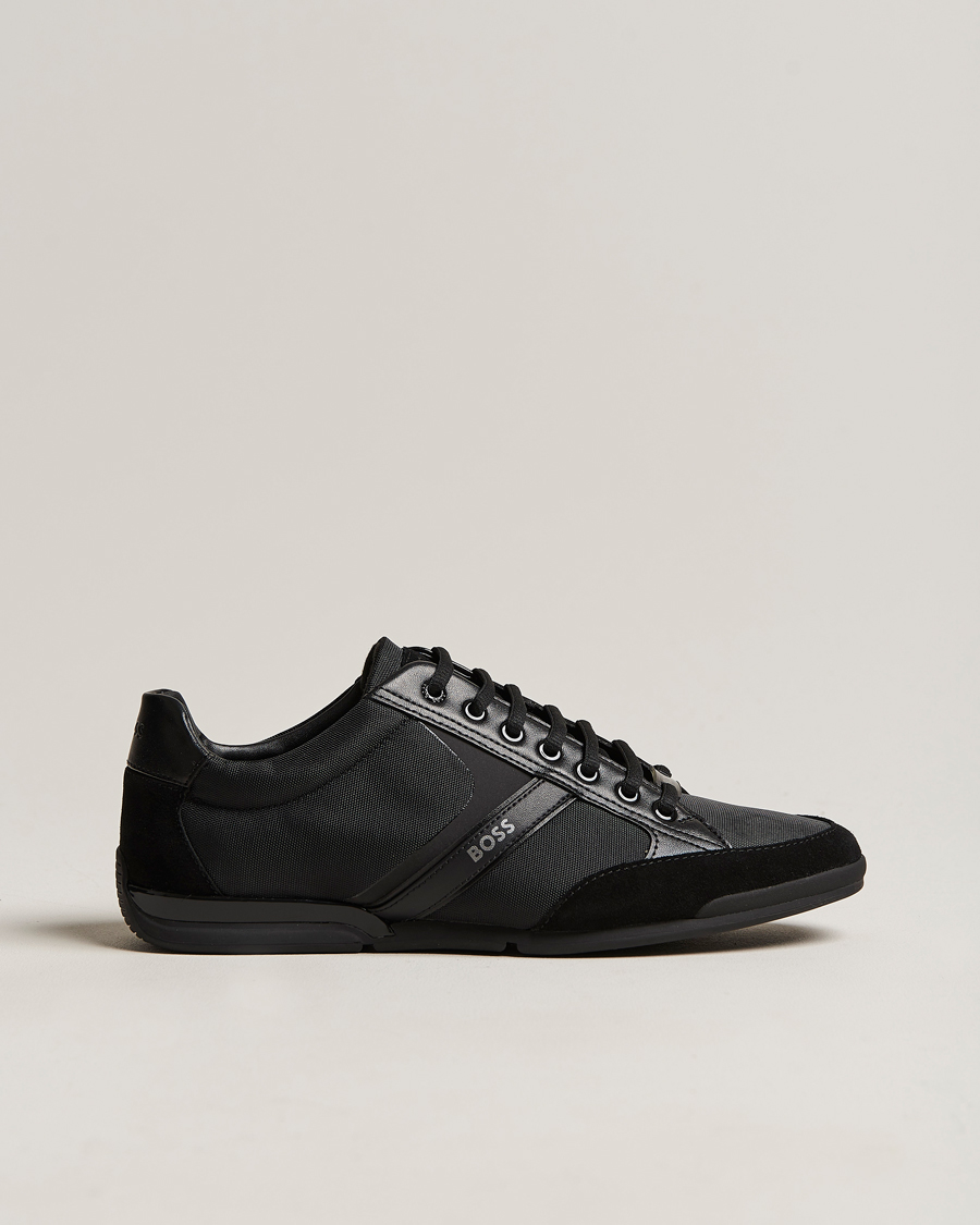 Herre | Saturn Low Sneaker Black | BOSS GREEN | Saturn Low Sneaker Black