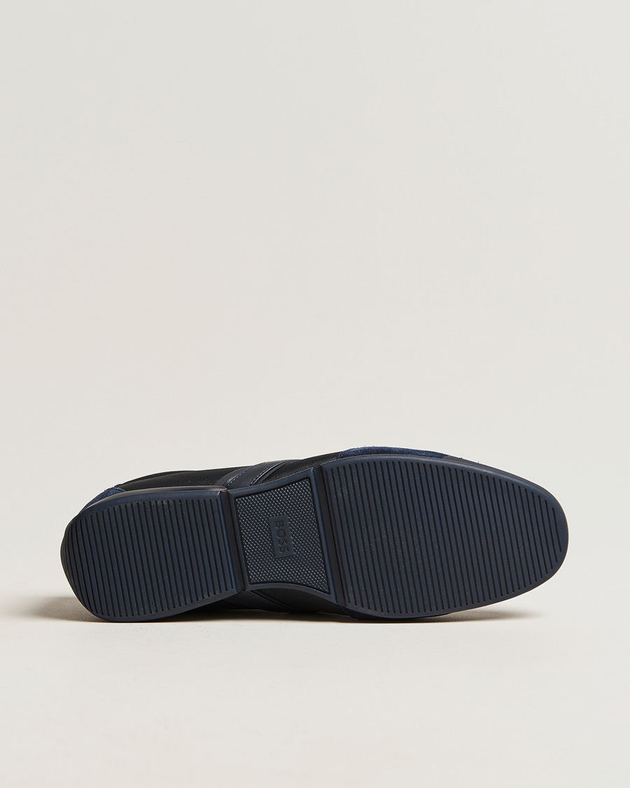 Herre | Saturn Low Sneaker Navy | BOSS GREEN | Saturn Low Sneaker Navy
