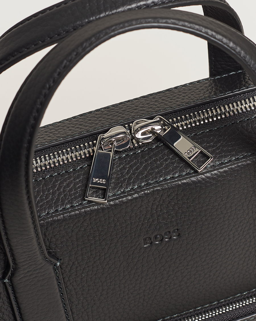 Herre | Vesker | BOSS BLACK | Crosstown Computer Leather Bag Black
