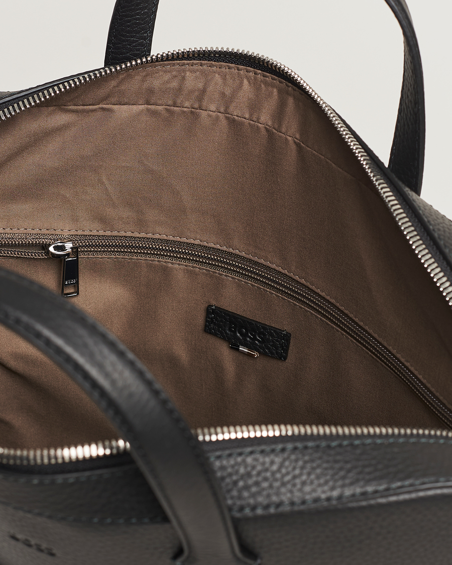 Herre | Vesker | BOSS BLACK | Crosstown Computer Leather Bag Black