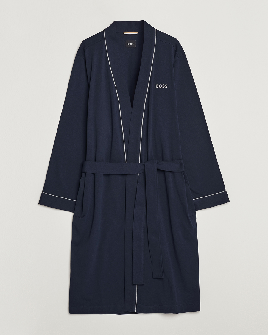 Herre | Pyjamaser og badekåper | BOSS BLACK | Kimono Dark Blue