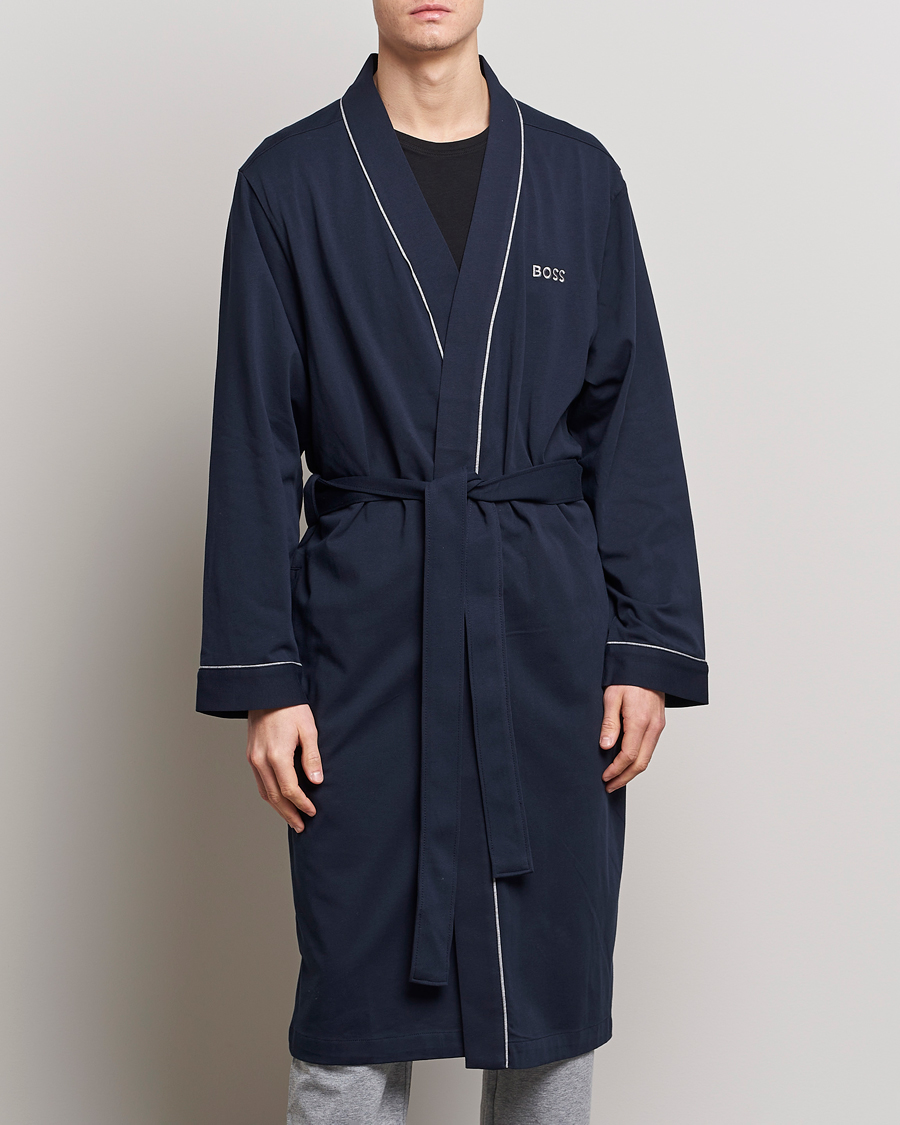 Herre | Pyjamaser og badekåper | BOSS | Kimono Dark Blue