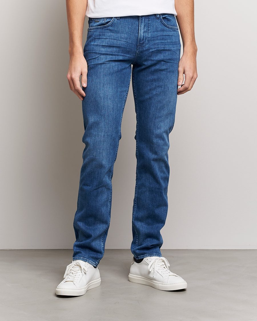 Herre | Slim fit | BOSS BLACK | Delaware Slim Fit Stretch Jeans Medium Blue