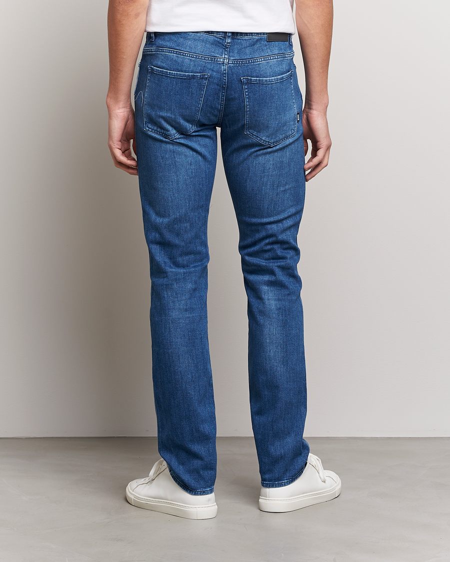 Herre | Jeans | BOSS BLACK | Delaware Slim Fit Stretch Jeans Medium Blue