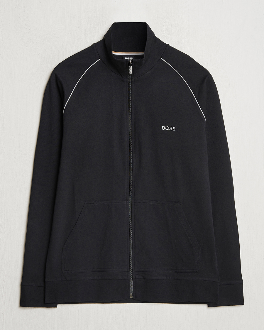 Herre | Gensere | BOSS BLACK | Mix & Match Full Zip Jacket Black