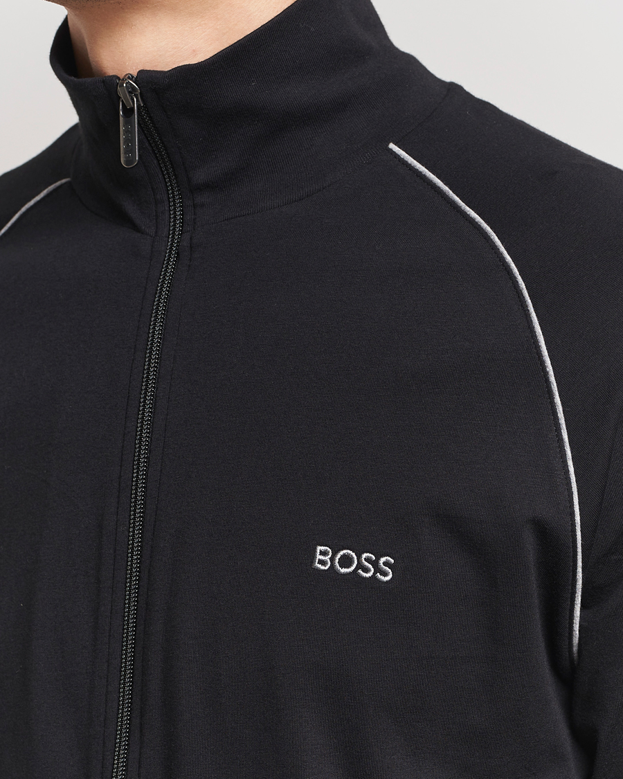 Herre | Gensere | BOSS BLACK | Mix & Match Full Zip Jacket Black