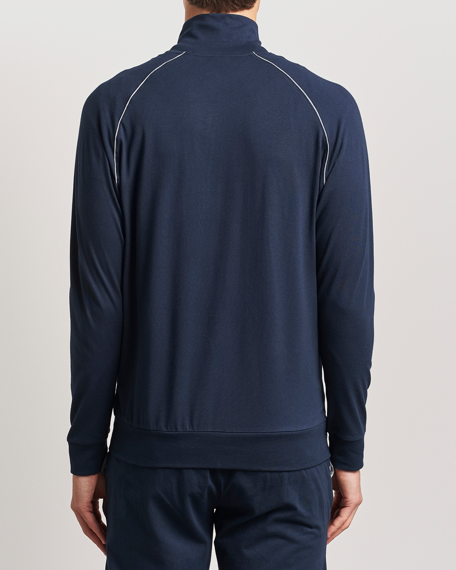 Herre | Gensere | BOSS BLACK | Mix & Match Full Zip Jacket Dark Blue