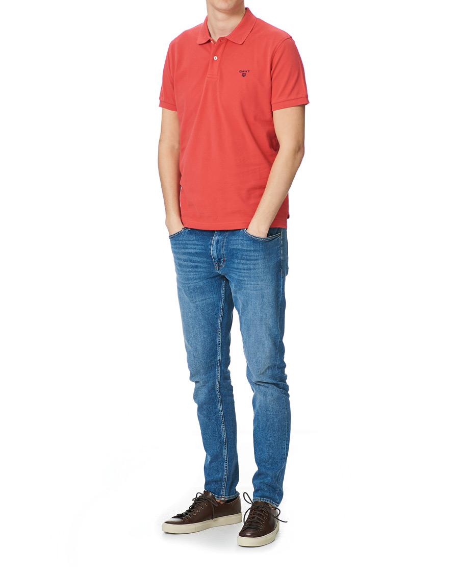 Herre | Pikéer | GANT | The Summer Polo Watermelon Pink