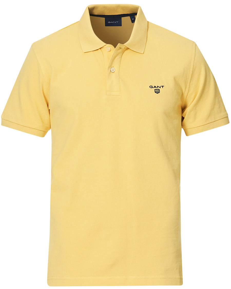 Herre | Pikéer | GANT | The Summer Polo Banana Yellow