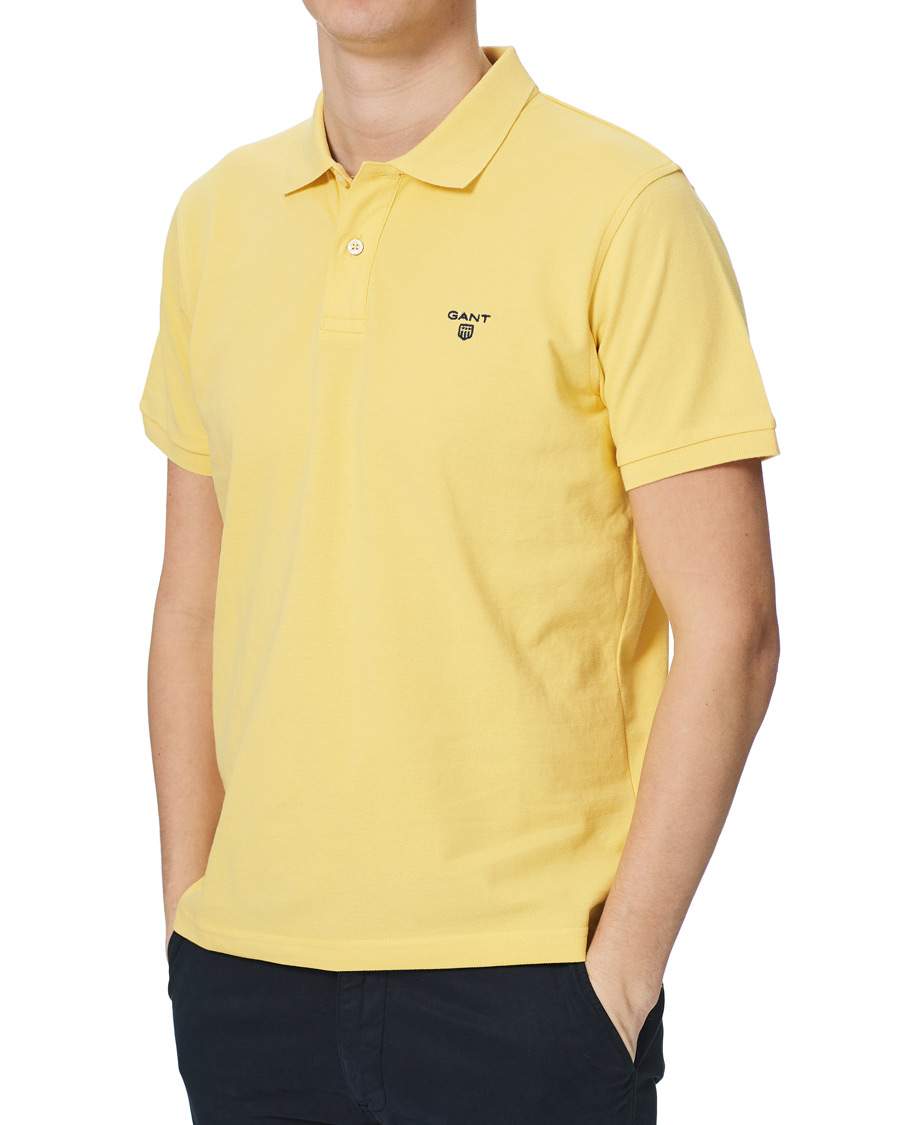 Herre | Pikéer | GANT | The Summer Polo Banana Yellow