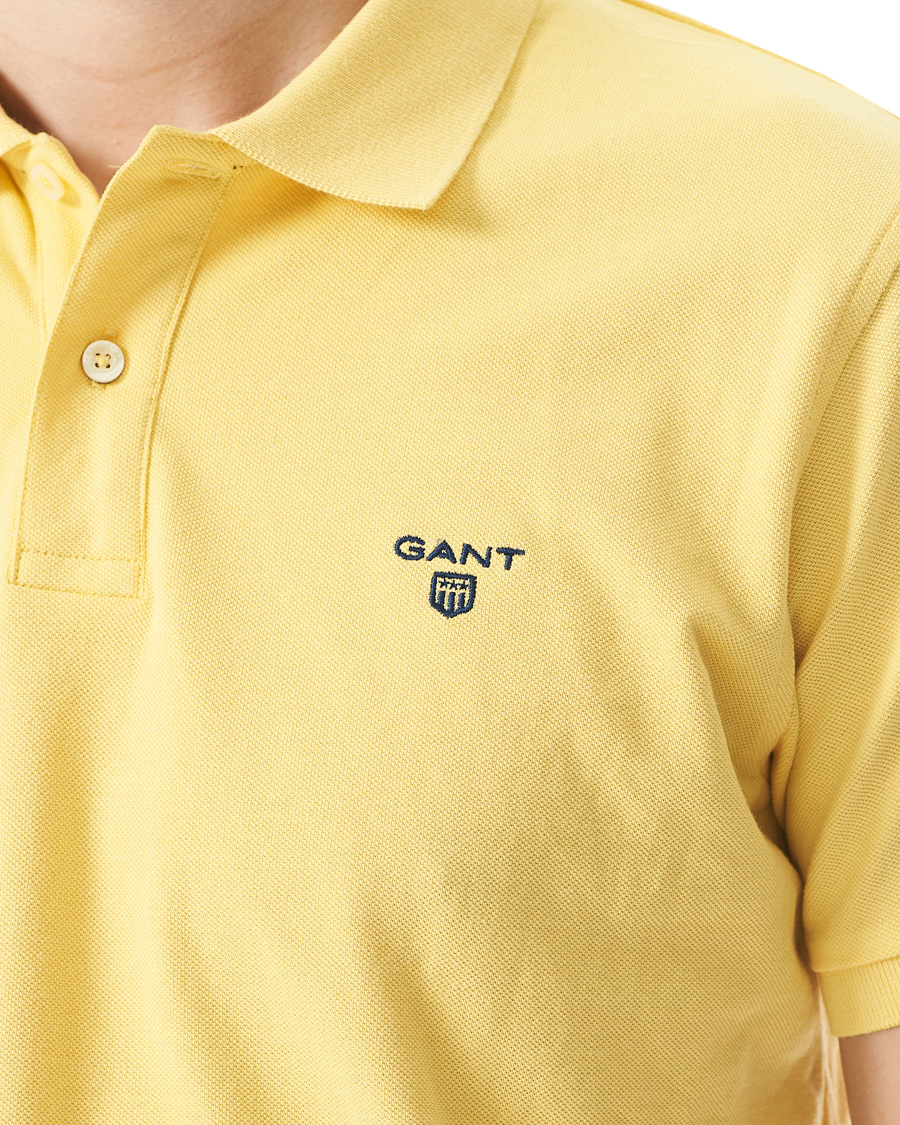 Herre | Pikéer | GANT | The Summer Polo Banana Yellow
