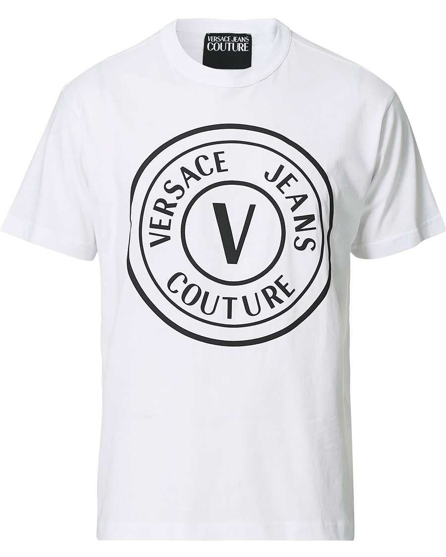 Herre | T-Shirts | Versace Jeans Couture | V Emblem T-Shirt White