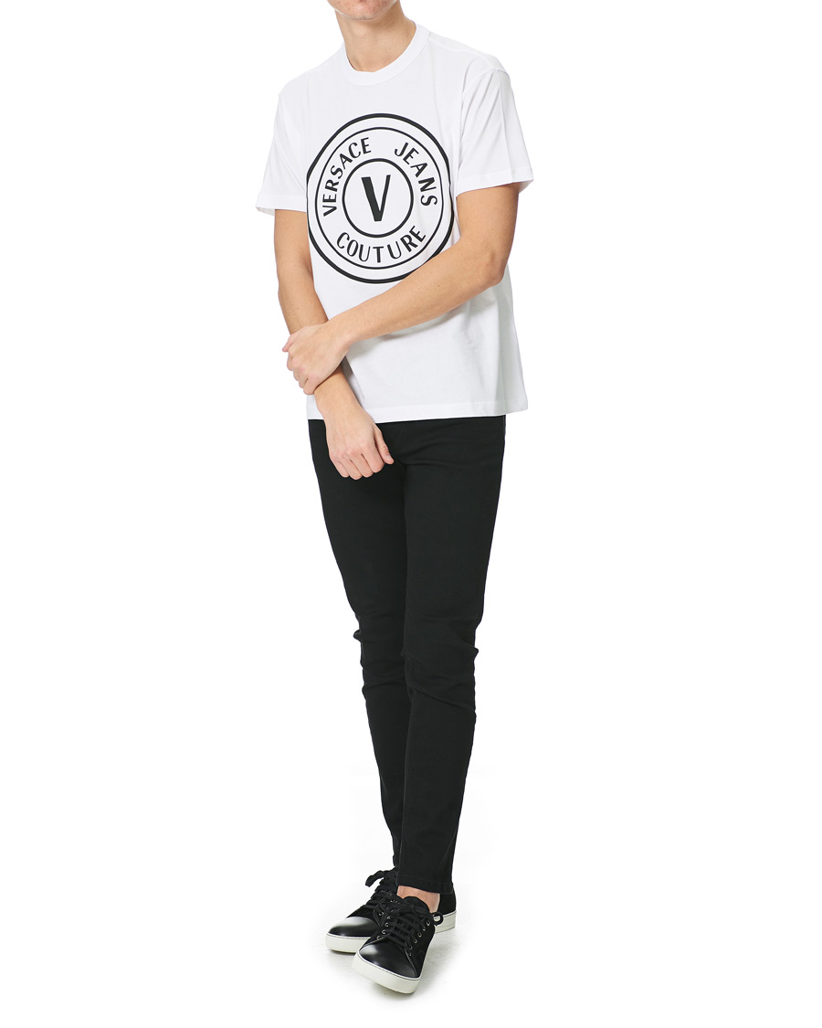 Herre | T-Shirts | Versace Jeans Couture | V Emblem T-Shirt White