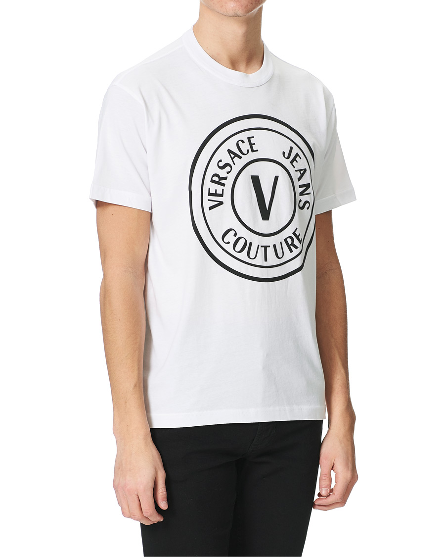 Herre | T-Shirts | Versace Jeans Couture | V Emblem T-Shirt White
