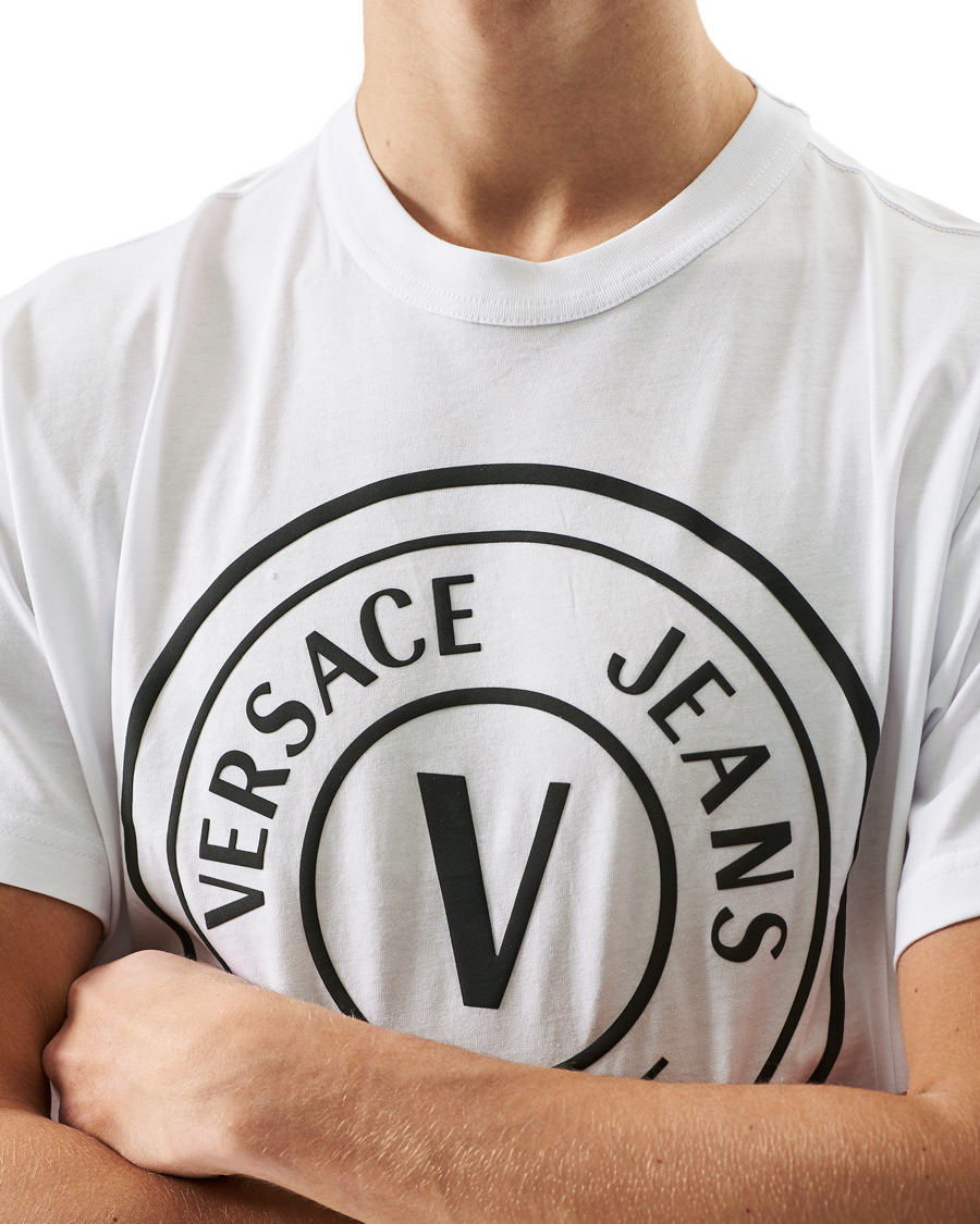 Herre | T-Shirts | Versace Jeans Couture | V Emblem T-Shirt White