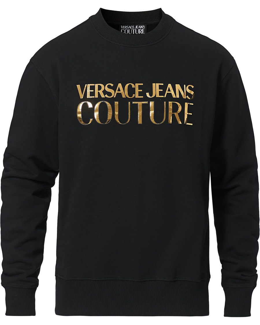 Herre | Gensere | Versace Jeans Couture | Logo Mirror Sweatshirt Black