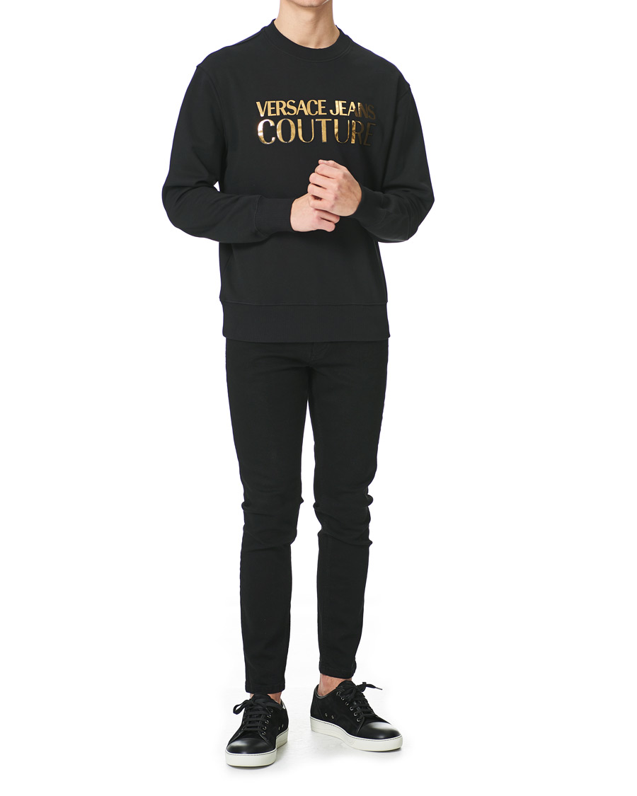 Herre | Gensere | Versace Jeans Couture | Logo Mirror Sweatshirt Black
