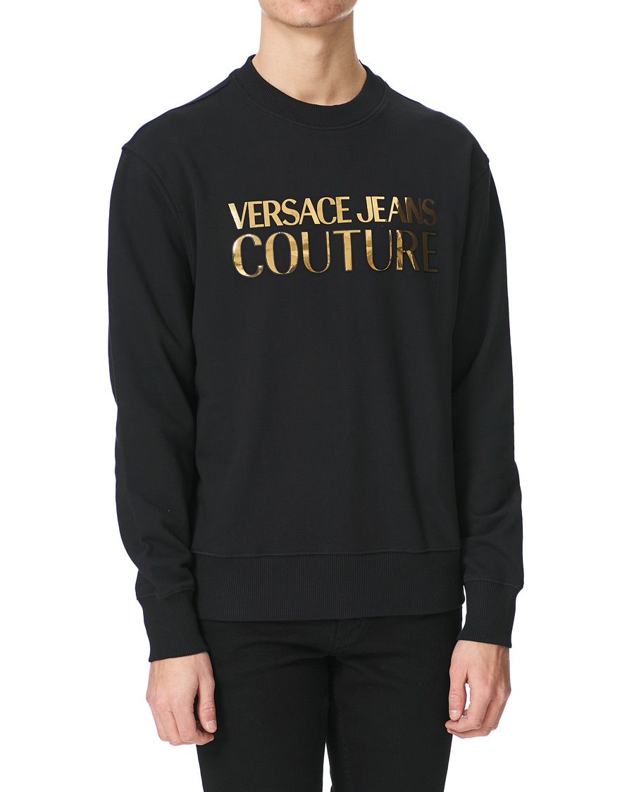 Herre | Gensere | Versace Jeans Couture | Logo Mirror Sweatshirt Black