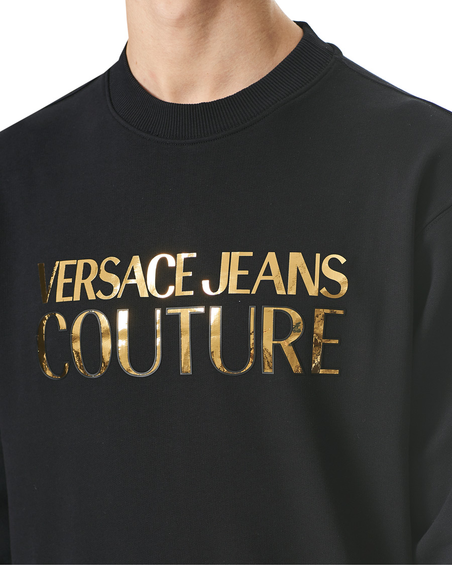 Herre | Gensere | Versace Jeans Couture | Logo Mirror Sweatshirt Black
