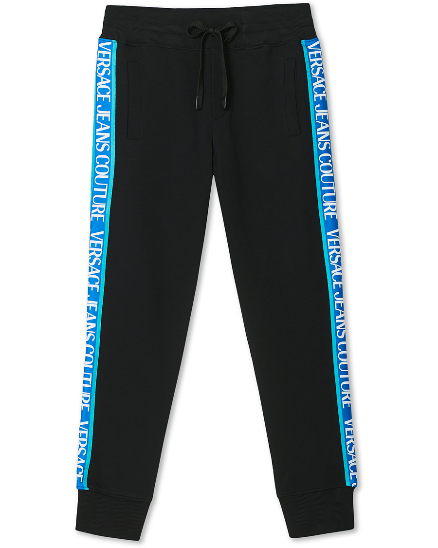 Herre | Bukser | Versace Jeans Couture | Tape Logo Sweatpants Black