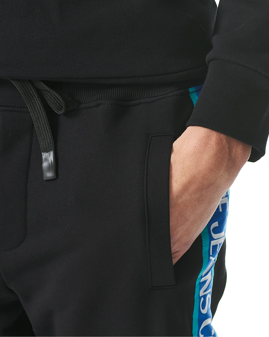 Herre | Bukser | Versace Jeans Couture | Tape Logo Sweatpants Black