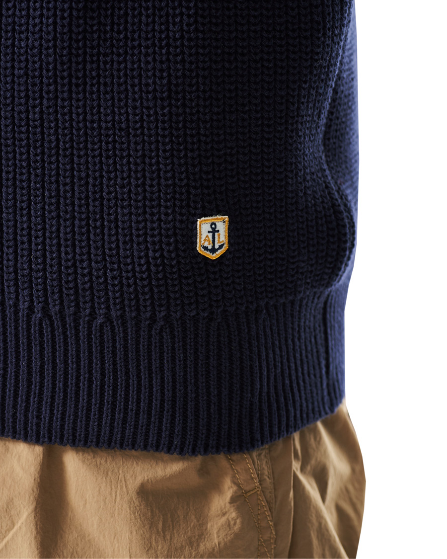 Herre | Gensere | Armor-lux | Pull Camionneur Half Zip Sweater Navire