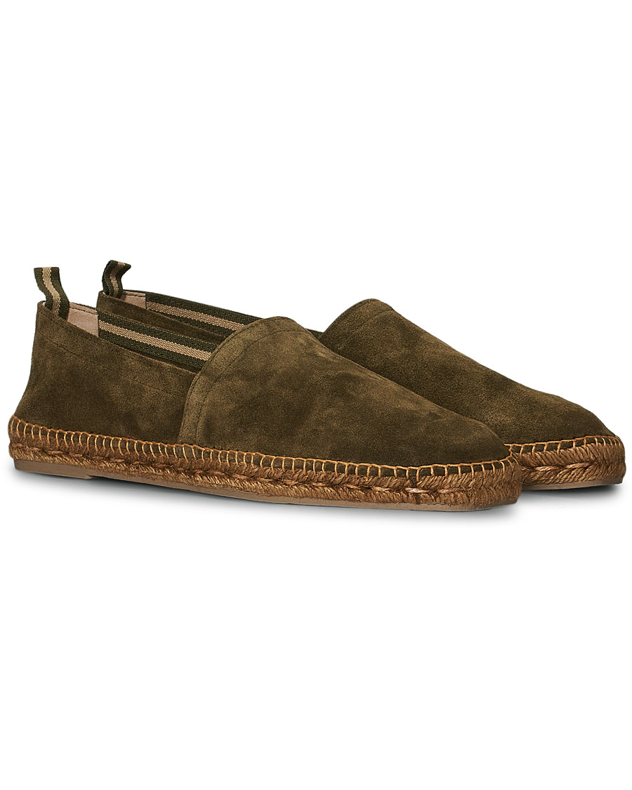 Herre | Castañer Pablo Casual Suede Espadrilles Musgo | Castañer | Pablo Casual Suede Espadrilles Musgo