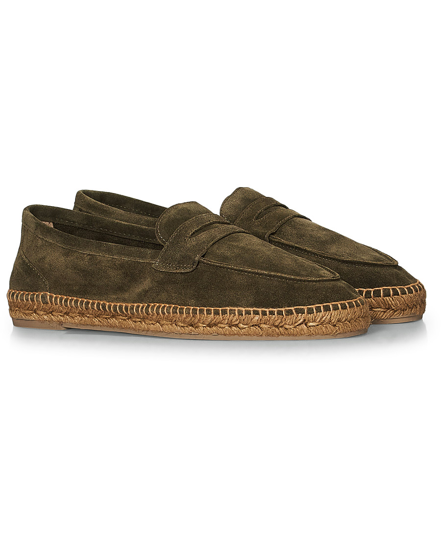 Herre | Castañer Nacho Casual Suede Loafers Musgo | Castañer | Nacho Casual Suede Loafers Musgo
