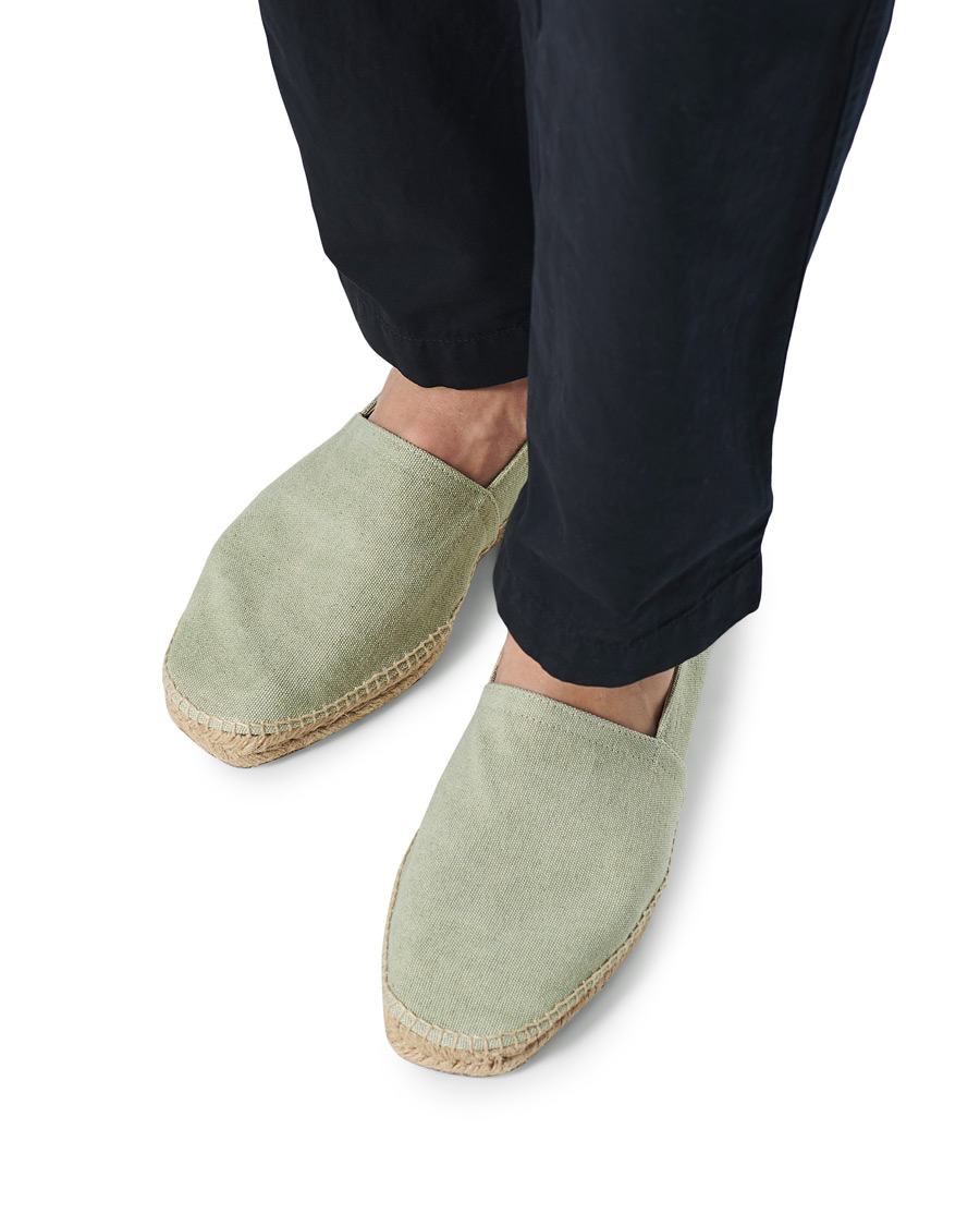 Herre | Castañer Pablo Washed Canvas Espadrilles Verde Agua | Castañer | Pablo Washed Canvas Espadrilles Verde Agua