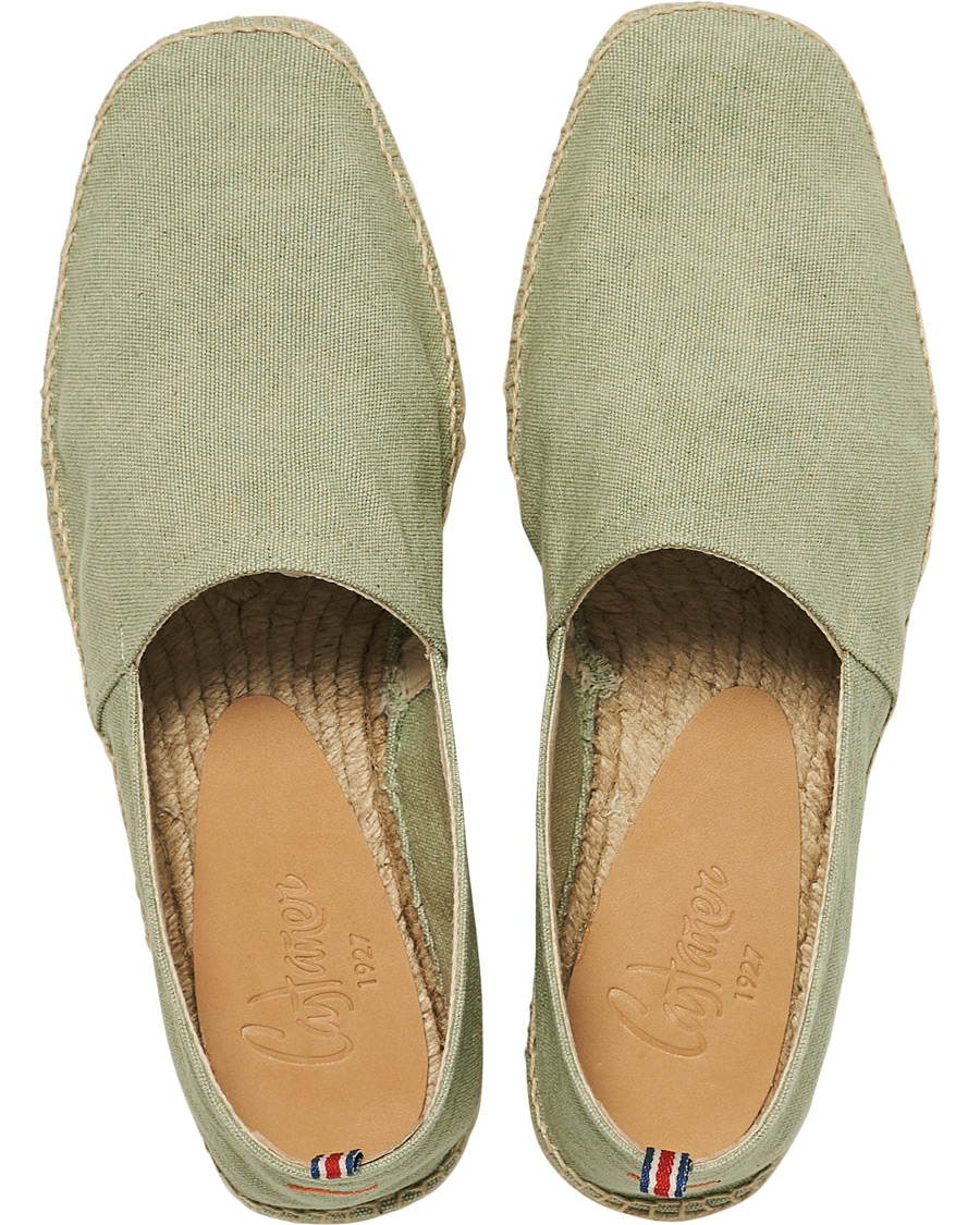 Herre | Castañer Pablo Washed Canvas Espadrilles Verde Agua | Castañer | Pablo Washed Canvas Espadrilles Verde Agua