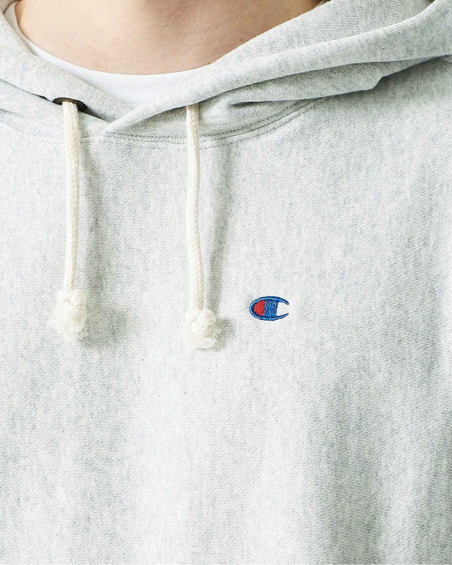 Herre | Gensere | Champion | Reverse Weave Soft Fleece Hood Gray Melange