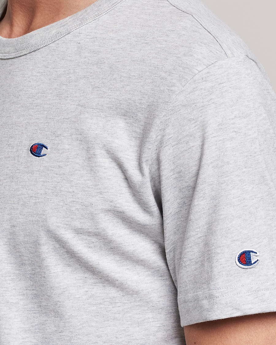 Herre | T-Shirts | Champion | Athletic Jersey Tee Grey Melange