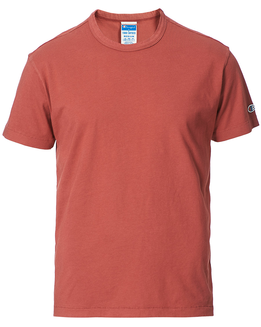 Herre | T-Shirts | Champion | Todd Snyder Light Cotton Jersey Tee Copper Red