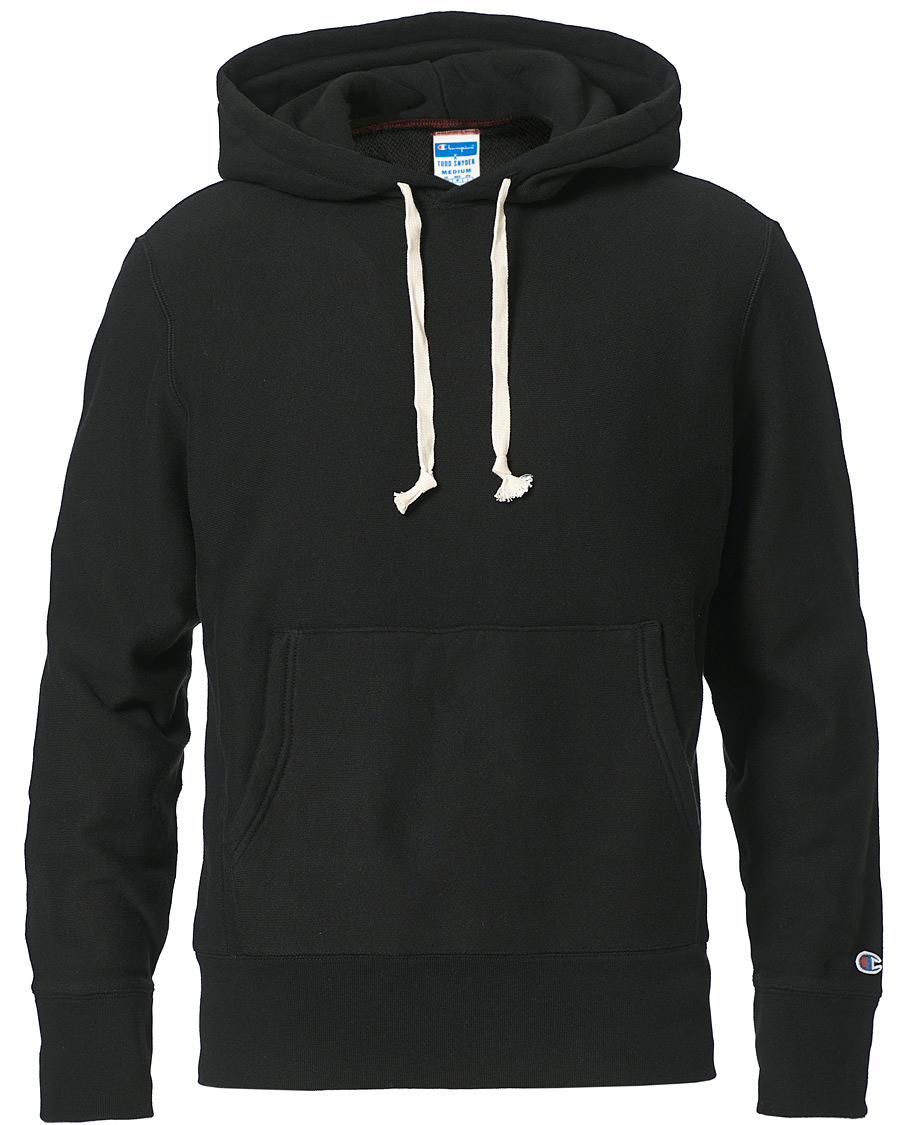Herre | Gensere | Champion | Todd Snyder Loose French Terry Hood Black