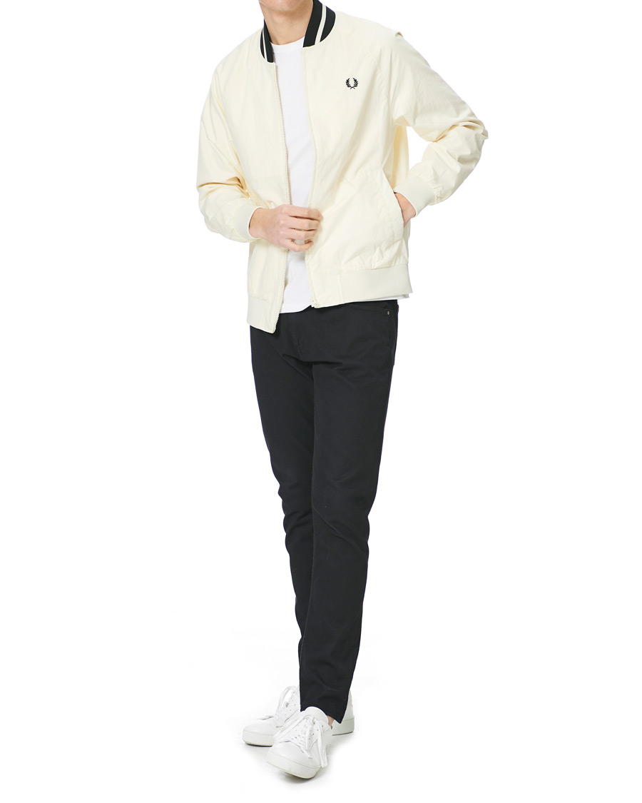 Herre | Jakker | Fred Perry | Tennis Bomber Jacket Ecru
