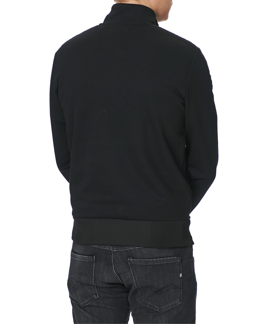 Herre | Gensere | Fred Perry | Tonal Taped Half Zip Track Jacket Black