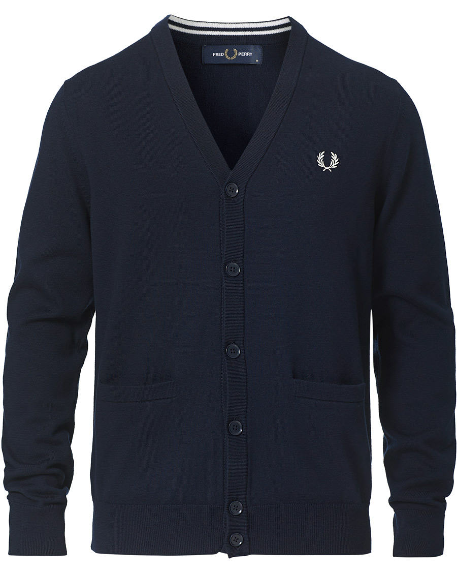 Herre | Gensere | Fred Perry | Classic Cardigan Navy