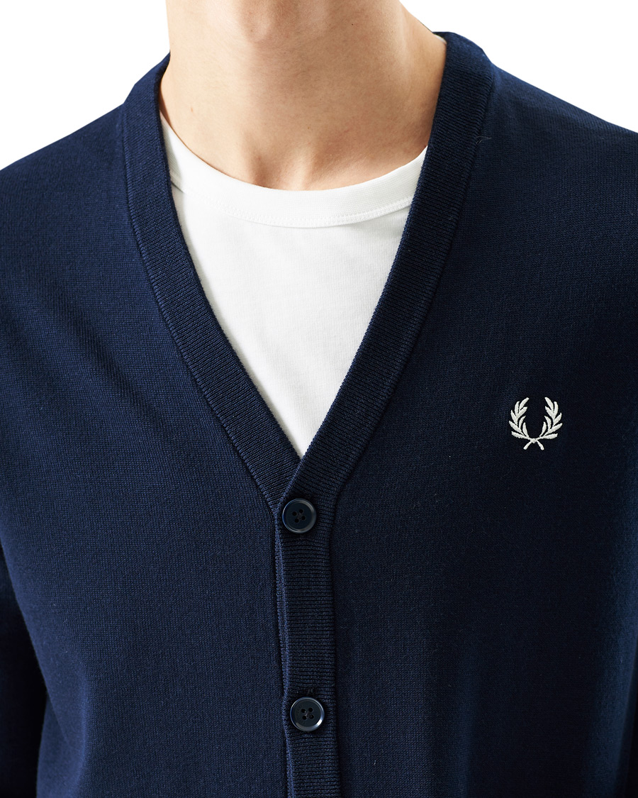 Herre | Gensere | Fred Perry | Classic Cardigan Navy