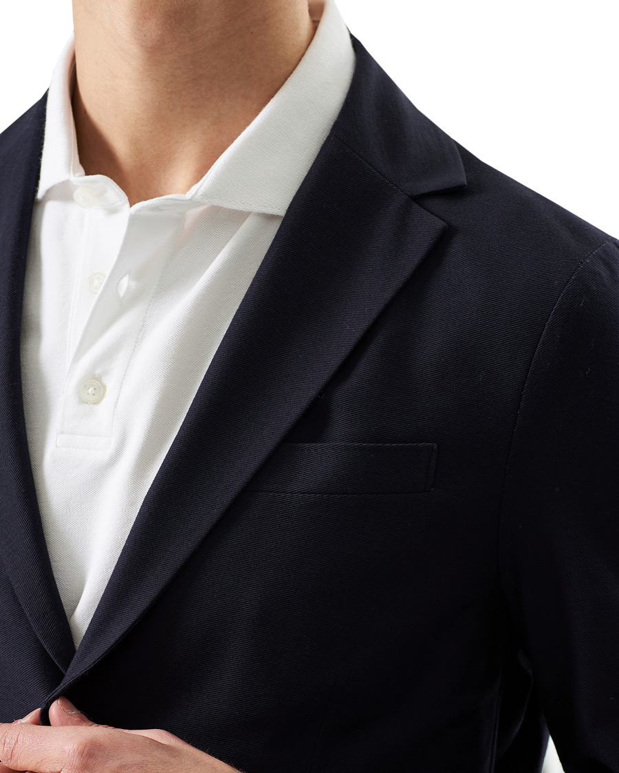Herre | Dressjakker | Harris Wharf London | Cotton Twill Blazer Dark Blue