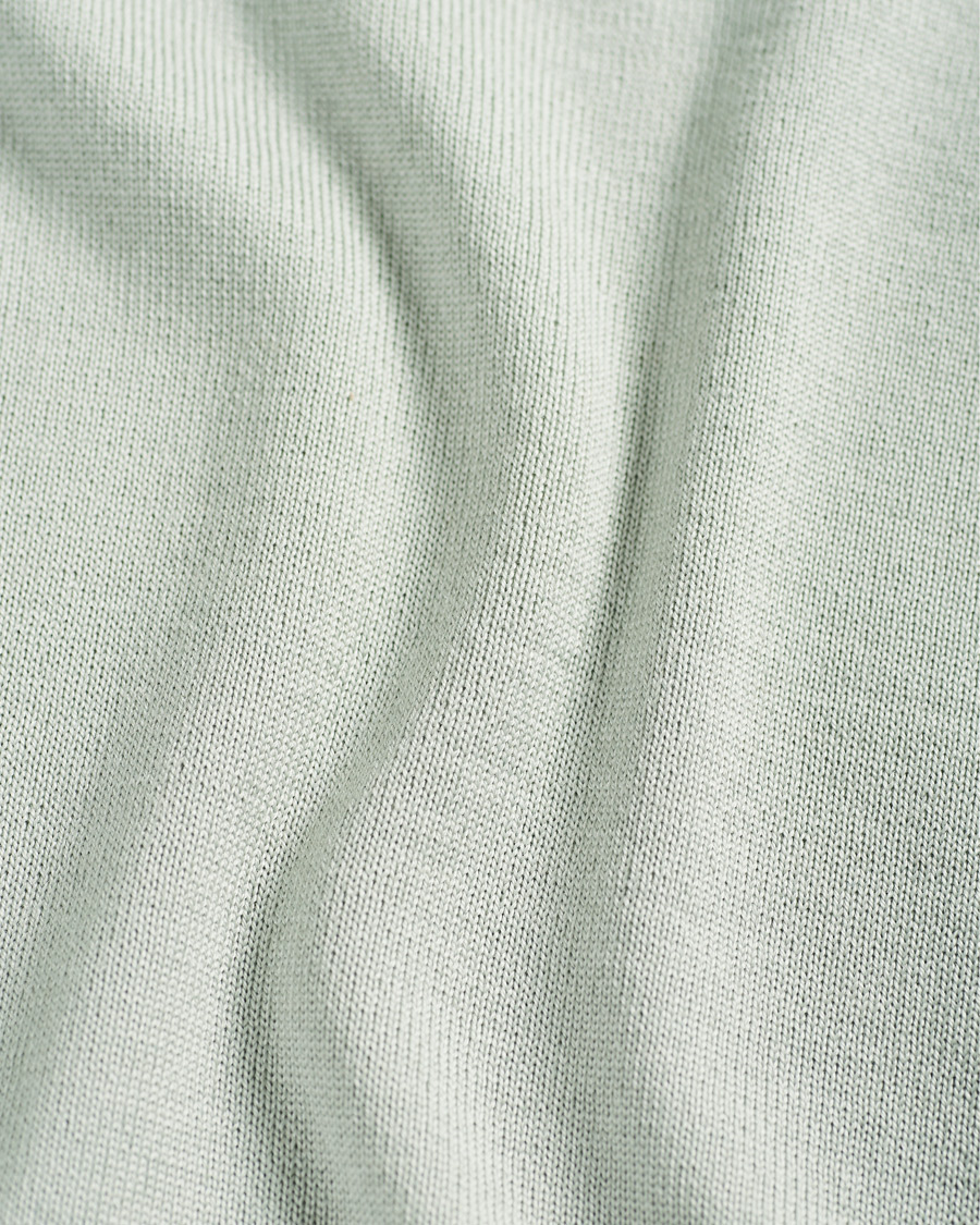 Herre | Gensere | Stenströms | Merino Half Zip Pistachio