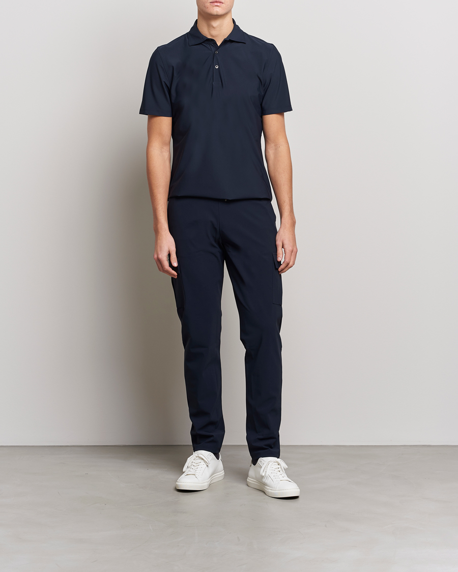 Herre | Pikéer | Stenströms | Active Jersey Sport Polo Navy