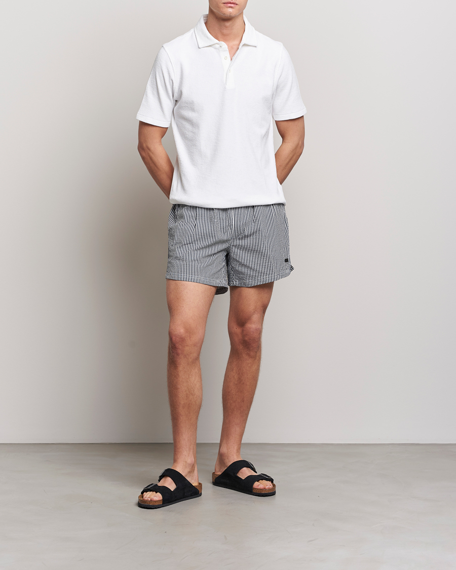 Herre | Pikéer | Stenströms | Terry Cotton Poloshirt White